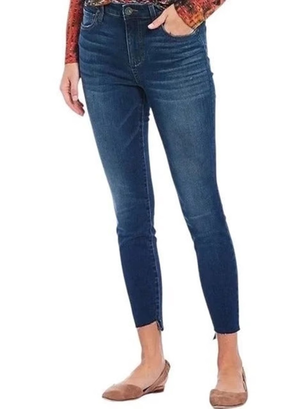 KUT FROM THE KLOTH “CONNIE HIGH-RISE ANKLE SKINNY” Jeans In “BEHAVE”, Size 12